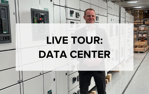 Data center switchboard solution live tour video page 2021